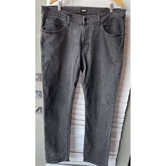 Hudson Jeans Other - Hudson Blake Slim Straight Stretch Jeans Mens Size 38 Dark